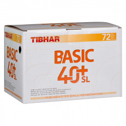 Balles TIBHAR "BASIC 40+ SL" Boite de 72