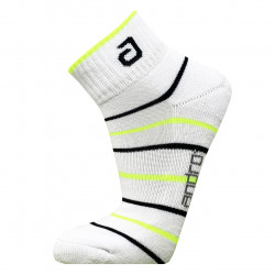 Chaussettes ANDRO "PACE" Blanc - Jaune