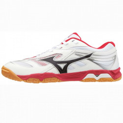 Chaussures MIZUNO "WAVE MEDAL 6" Blanc/Rouge